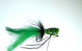 Black Stripes Green Popper