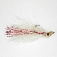 Deep clouser minnow white-red-flash