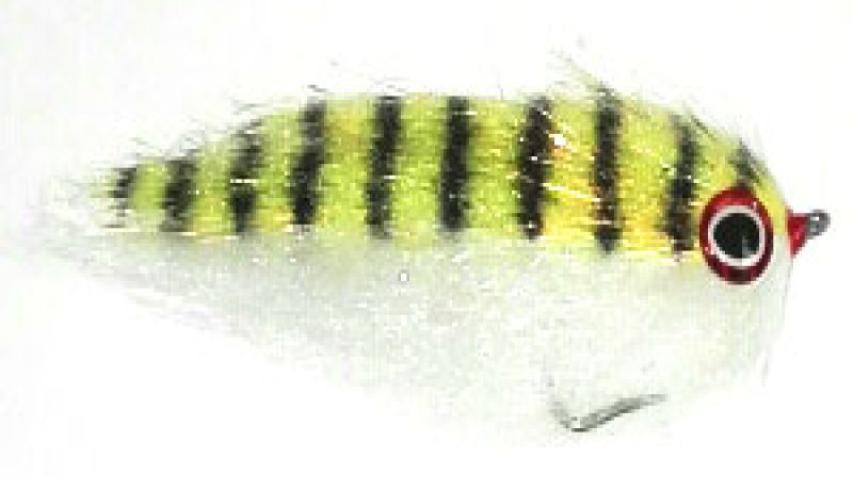 Baitfish chartreuse-white