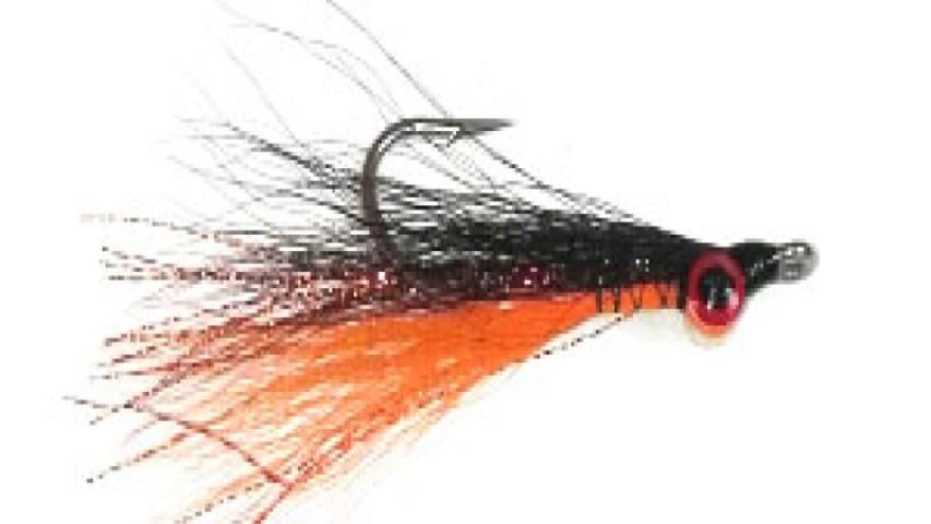 Deep clouser minnow black-orange